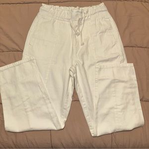 Forever 21 White Joggers